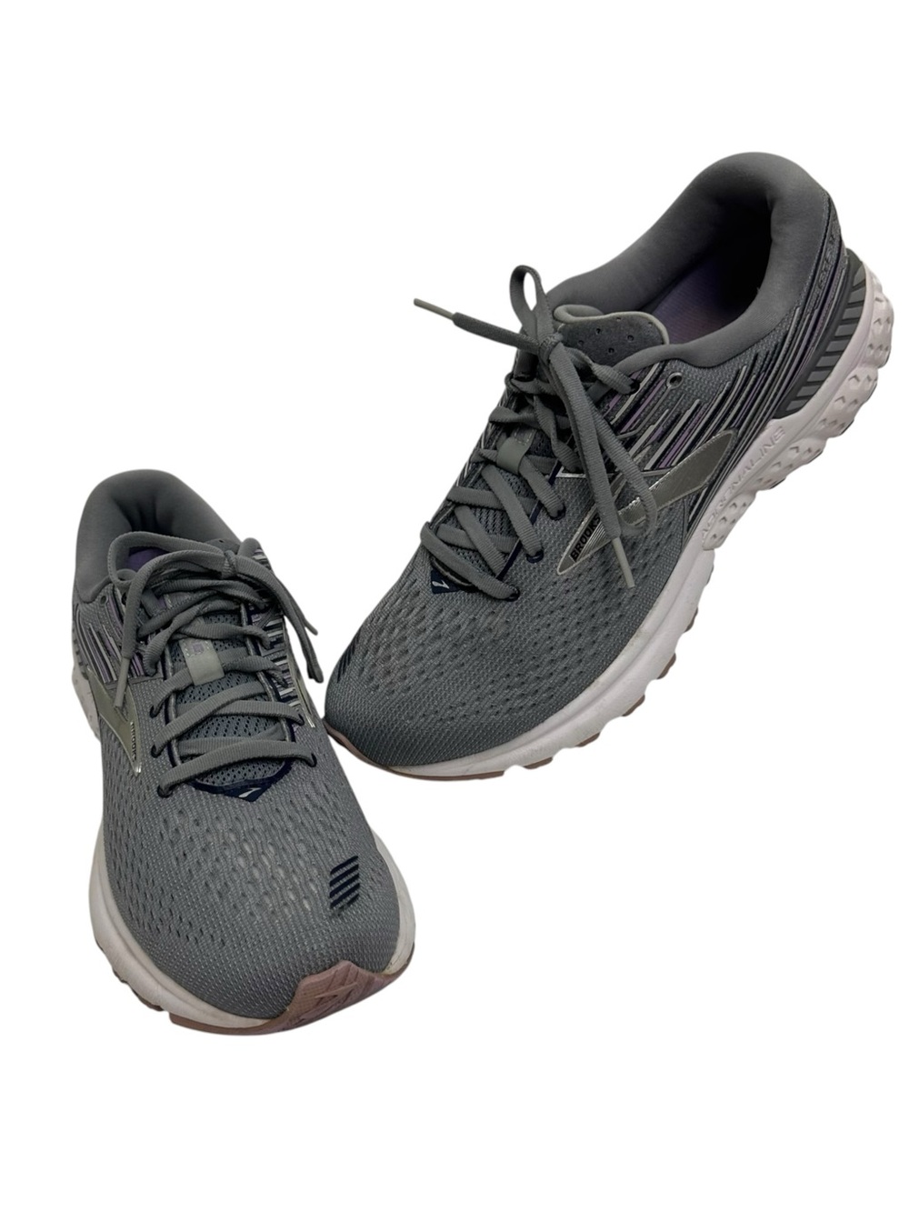 Men's Brooks GTS 19 Athletic Running Shoes Gray Size 11